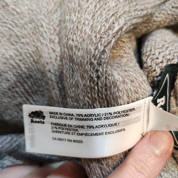 EUC Roots Cowl Neck Asymmetrical Poncho - One Size - Picture 5 of 6